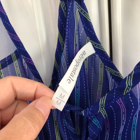 Aeropostale women’s sheer tank top - Picture 7 of 10